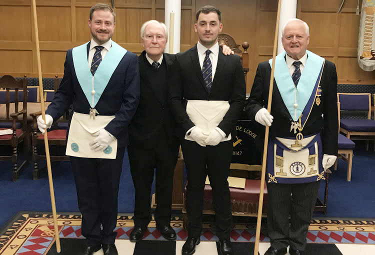 Initiation of Bro. Jack Dean